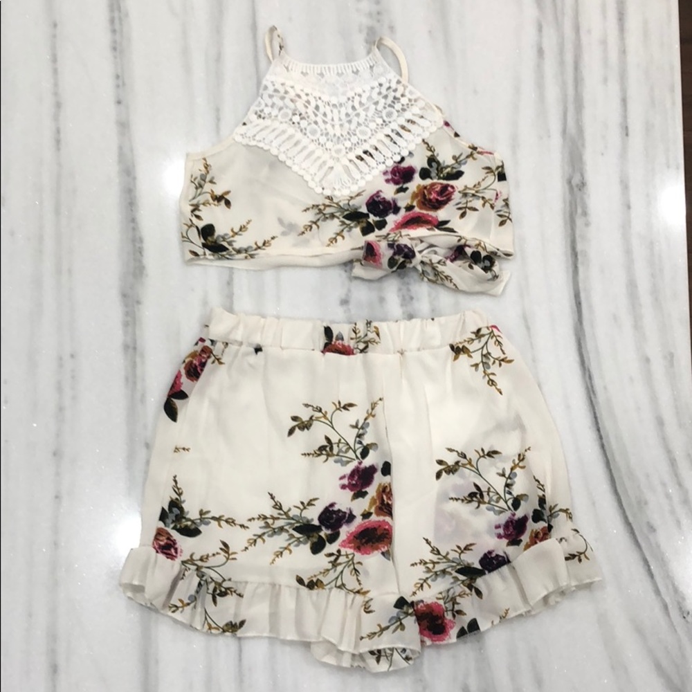 Two piece shorts set